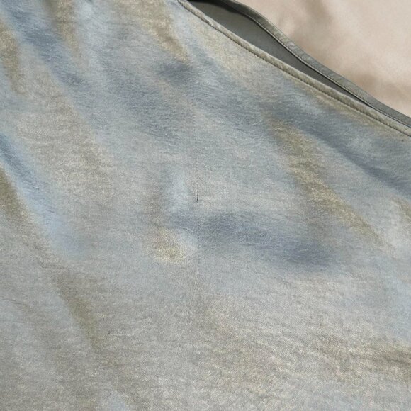 Dynamite Mint Satin Midi Skirt with Slit | XS - Picture 8 of 11